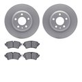 Dynamic Friction Co 4302-73007, Geospec Rotors with 3000 Series Ceramic Brake Pads, Silver 4302-73007